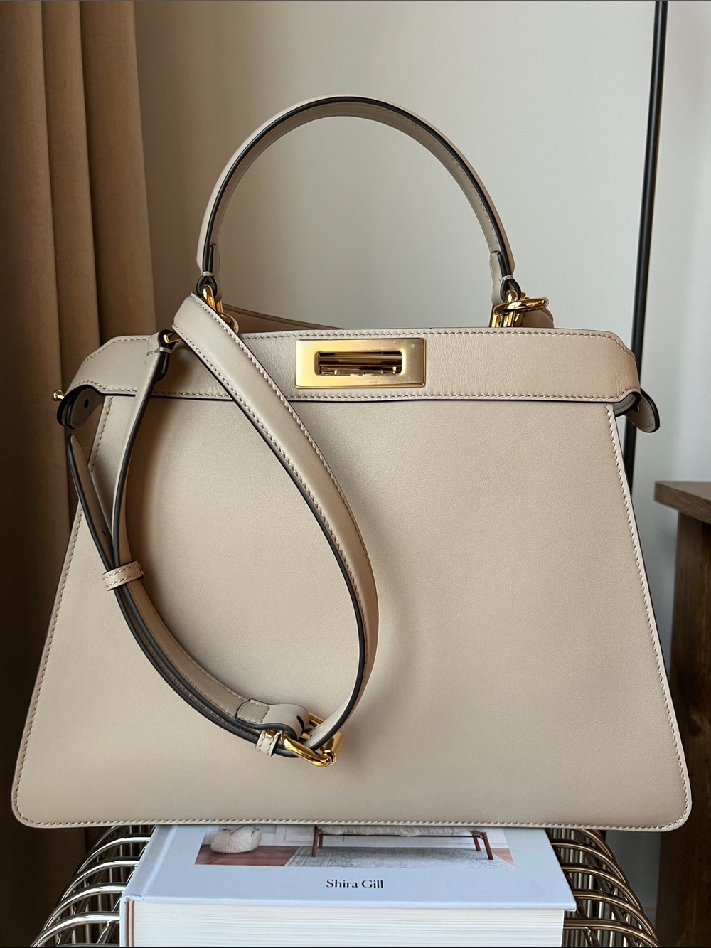 Fendi ISeeU Medium Peekaboo with FF Jacquard Pouch